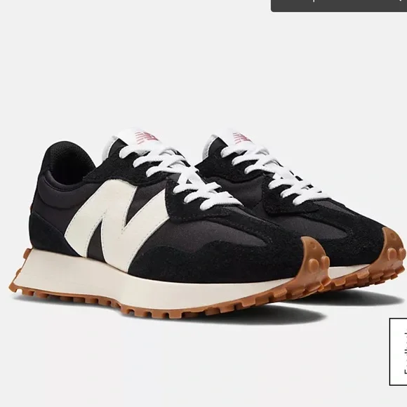 New Balance 327 Black Sneakers - Picture 3 of 15